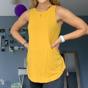 Yellow tank top